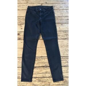 Level 99 Womens Size 27 Black Metallic Sheen Jeans
